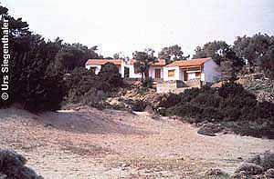 The bungalow development at Seitani